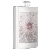 Blumenfantasie, Abstrakte moderne Pastell-Blume Flachmann (Rechts)