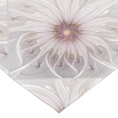 Blumenfantasie, Abstrakte moderne Pastell-Blume Kurzer Tischläufer (Ecke)