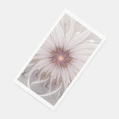 Blumenfantasie, abstrakte moderne Pastellblume Serviette (Ecke)
