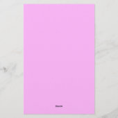 Blumenfantasie Briefpapier (Rückseite)