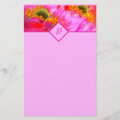 Blumenfantasie Briefpapier (Vorderseite)
