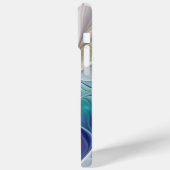 Blumenfantasie, buntes Abstraktes Fraktal Blume Case-Mate iPhone Hülle (Rückseite / Links)