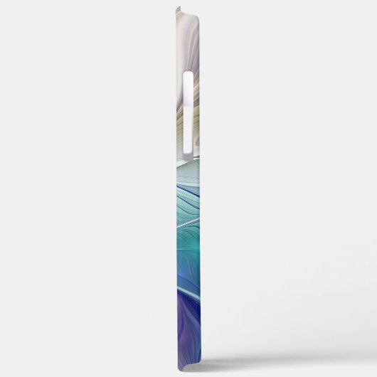 Blumenfantasie, buntes Abstraktes Fraktal Blume Case-Mate iPhone Hülle (Rückseite / Links)