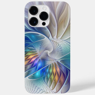 Blumenfantasie, buntes Abstraktes Fraktal Blume Case-Mate iPhone 14 Pro Max Hülle