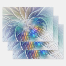 Blumenfantasie, buntes Abstraktes Fraktal Blume