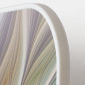 Blumenfantasie, buntes Abstraktes Fraktal Blume Pickleball Schläger (Linke Seite)