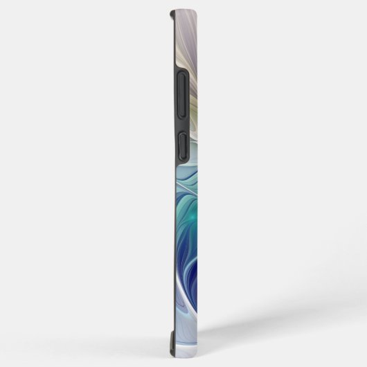 Blumenfantasie, buntes Abstraktes Fraktal Blume Samsung Galaxy Hülle (Rechte Seite)