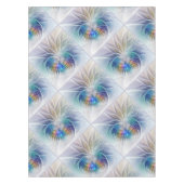 Blumenfantasie, buntes Abstraktes Fraktal Blume Tischdecke (Vorderseite)