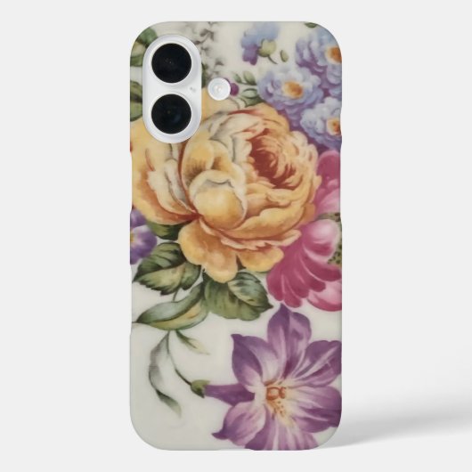 Blumenfantasie Case-Mate iPhone hülle (Rückseite)