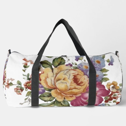 Blumenfantasie  duffle bag (Vorderseite)