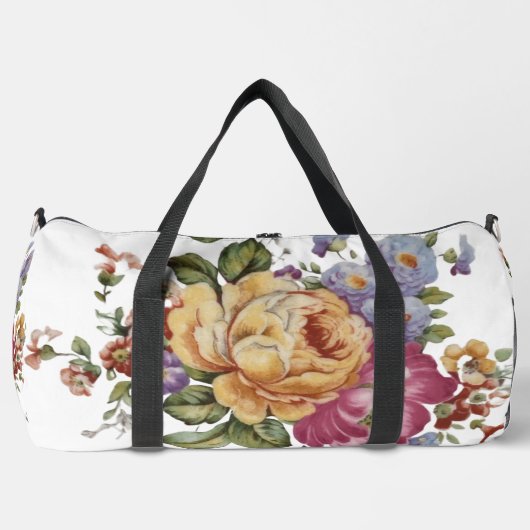 Blumenfantasie duffle bag (Vorderseite)