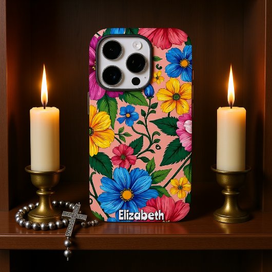 Blumenfantasie: Ein Garten voller Blüten Case-Mate iPhone Hülle