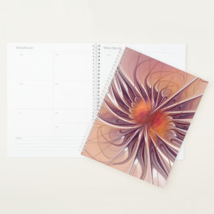Blumenfantasie, farbenfrohe Abstrakte Fraktal Blum Planer