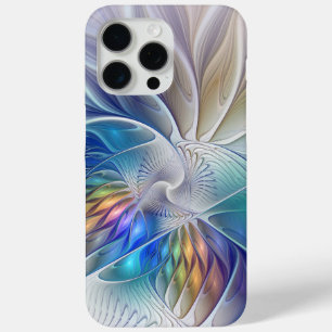 Blumenfantasie, farbenfrohe abstrakte fraktale Blu Case-Mate iPhone Hülle