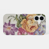 Blumenfantasie  iPhone 16 hülle (Rückseite (Horizontal))