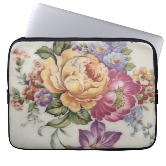 Blumenfantasie  laptopschutzhülle (Vorderseite)