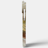 Blumenfantasie mit Gold Modernes Abstraktes Frakta Case-Mate iPhone Hülle (Rückseite / Links)