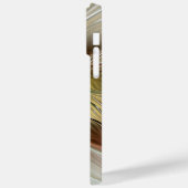 Blumenfantasie mit Gold Modernes Abstraktes Frakta Case-Mate iPhone Hülle (Rückseite / Links)