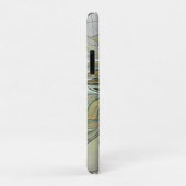 Blumenfantasie Modernes Fraktal Blume mit Gold Case-Mate iPhone Hülle (Hinten/Rechts)