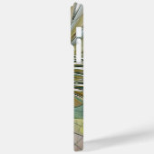 Blumenfantasie Modernes Fraktal Blume mit Gold Case-Mate iPhone Hülle (Rückseite / Links)