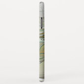 Blumenfantasie Modernes Fraktal Blume mit Gold Case-Mate iPhone Hülle (Hinten/Rechts)