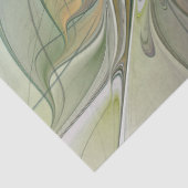 Blumenfantasie Modernes Fraktal Blume mit Gold Seidenpapier (Detail)