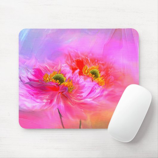 Blumenfantasie Mousepad (Mit Mouse)