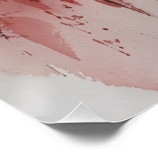 Blumenfantasie Poster (Ecke)