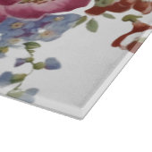 Blumenfantasie schneidebrett (Ecke)