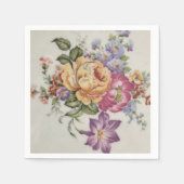 Blumenfantasie serviette (Vorderseite)