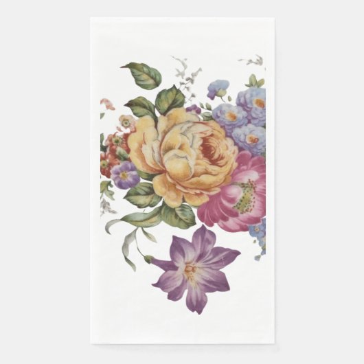 Blumenfantasie serviette (Vorderseite)