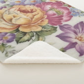 Blumenfantasie sherpadecke (3/4)