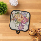 Blumenfantasie topflappen (Oben Unten)