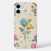 Blumenfantasy: Chic iPhone Case (Rückseite)