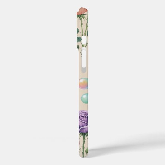 Blumenfantasy: Chic iPhone Case (Rückseite / Links)