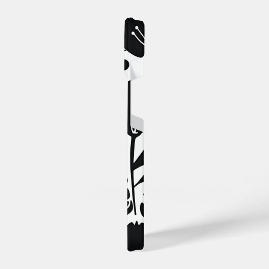 Blumenfantasy: Design-Handy-Fall für schicke Blume iPhone Hülle (Linke Seite)