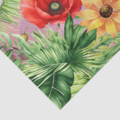 Blumenfantasy-Dschungel Elephant Decoupage Seidenpapier (Detail)