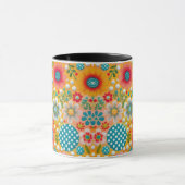 Blumenfantasy Elegante Kaffee Tasse (Zentrum)