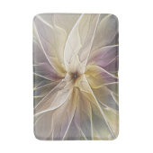 Blumenfantasy Gold Angelpflanzung Abstraktes Frakt Badematte (Vorderseite Vertikal)