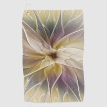 Blumenfantasy Gold Angelpflanzung Abstraktes Frakt