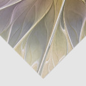 Blumenfantasy Gold Angelpflanzung Abstraktes Frakt Seidenpapier (Detail)