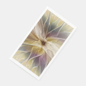 Blumenfantasy Gold Angelpflanzung Abstraktes Frakt Serviette (Ecke)