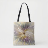 Blumenfantasy Gold Angelpflanzung Abstraktes Frakt Tasche (Vorderseite)