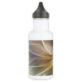 Blumenfantasy Gold Angelpflanzung Abstraktes Frakt Trinkflasche (Links)