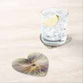 Blumenfantasy Gold Angelpflanzung Abstraktes Frakt Untersetzer (Vor Ort)