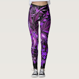 Blumenfantasy Lila Leggings