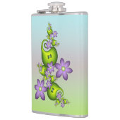 Blumenfantasy Lilac Blume Grüne Formen Fraktal Flachmann (Links)