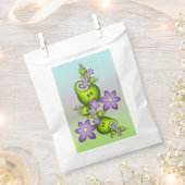Blumenfantasy Lilac Blume Grüne Formen Fraktal Geschenktütchen (Ausgeschnitten)