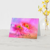 Blumenfantasy Muttertag Karte (Gelbe Blume)