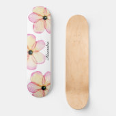 Blumenfarbe Personalisiert Skateboard (Vorderseite)